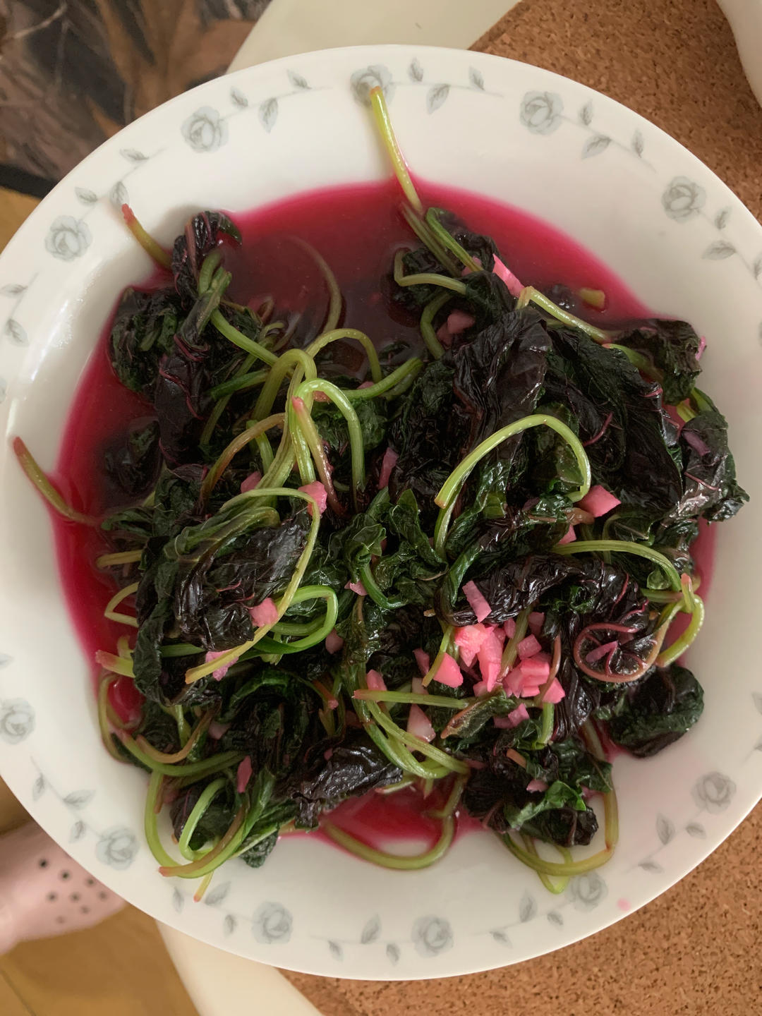 清炒红苋菜（简单菜也有窍门，一看就明白）