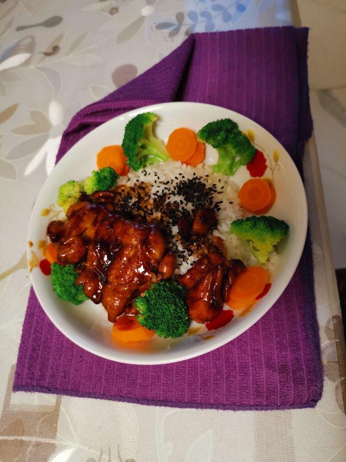 照烧鸡腿饭