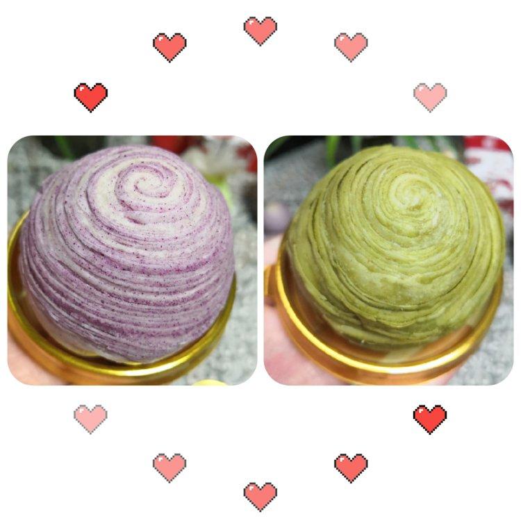 紫薯酥&抹茶酥