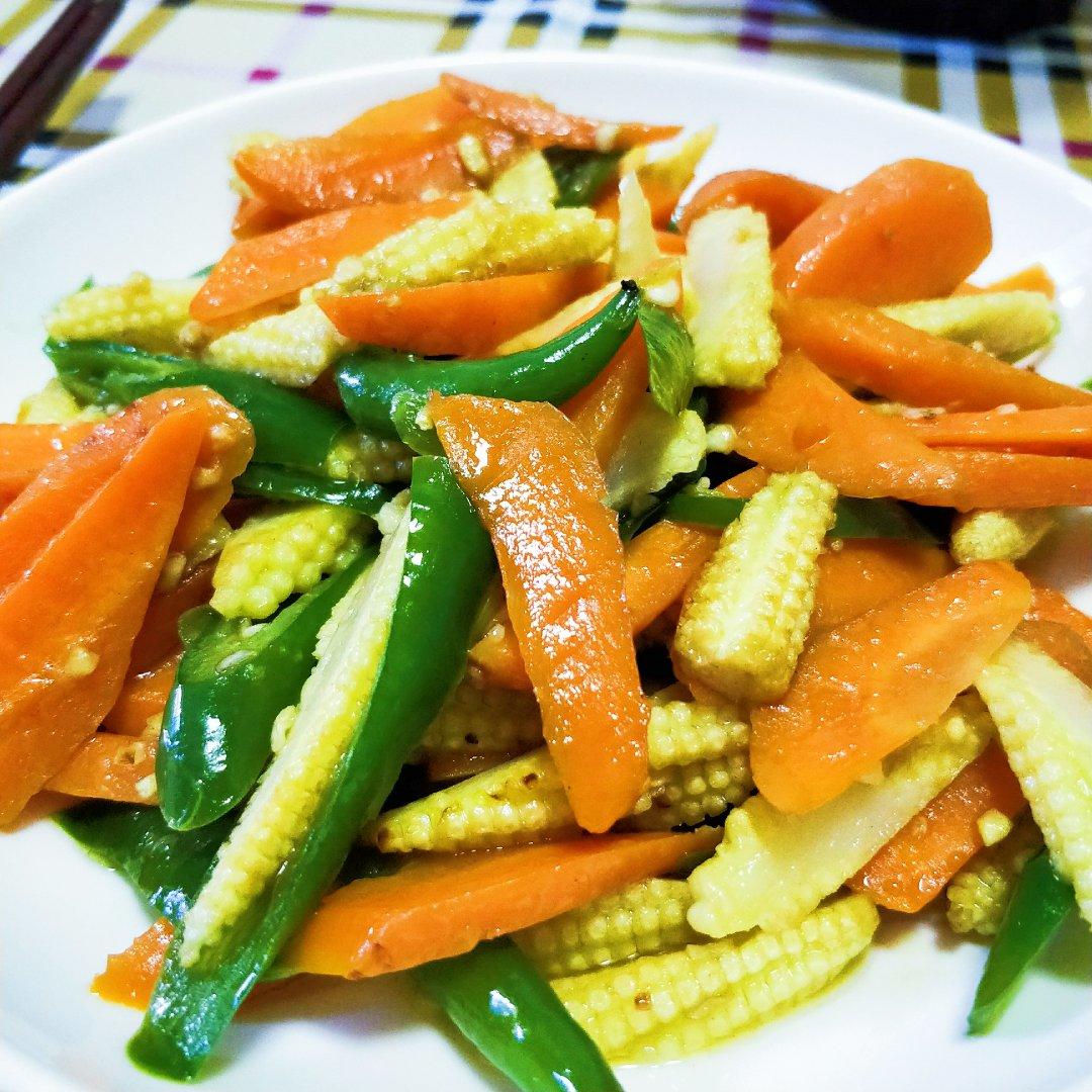 玉米笋炒肉片