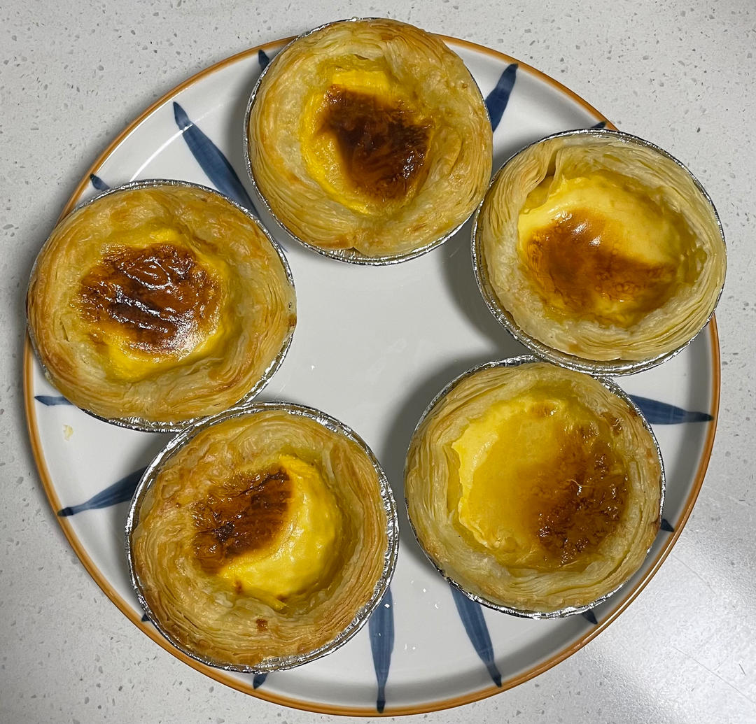 空气炸锅版全蛋葡式蛋挞『秒杀KFC』悠伴空气炸锅