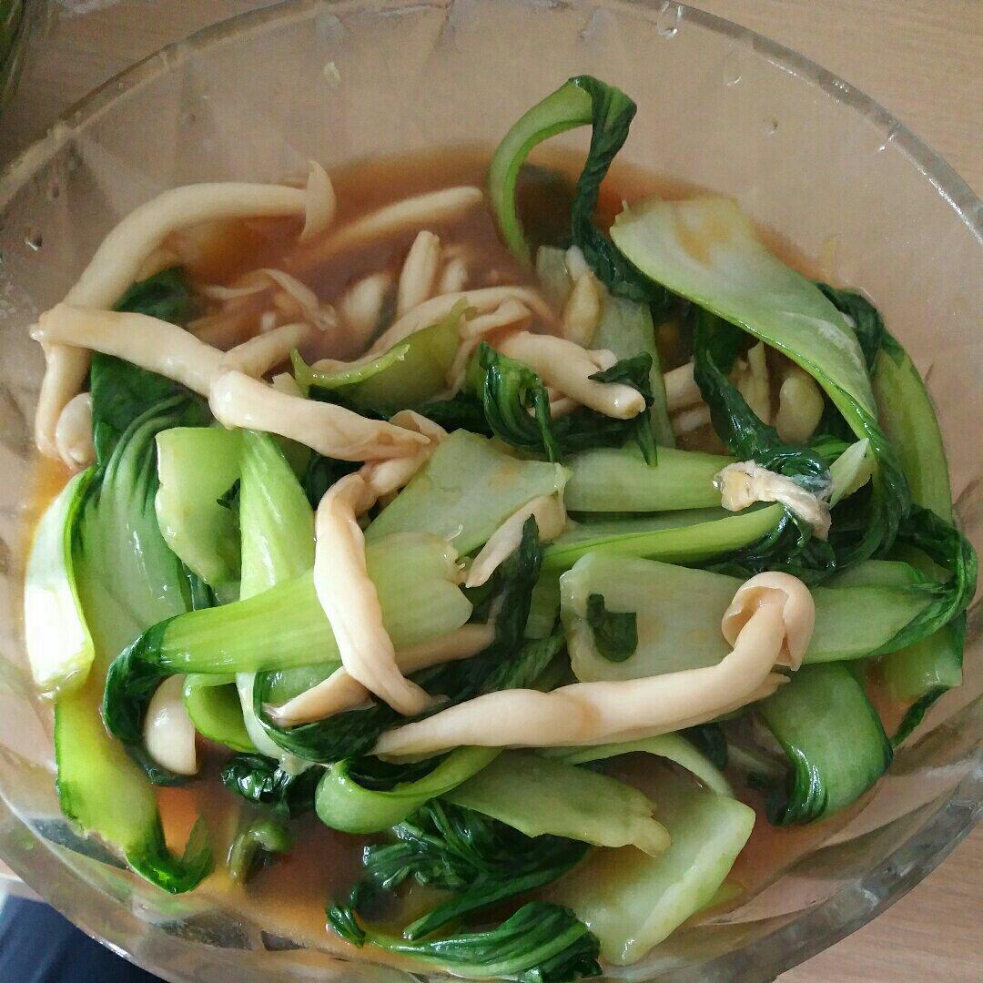 蟹味菇炒青菜