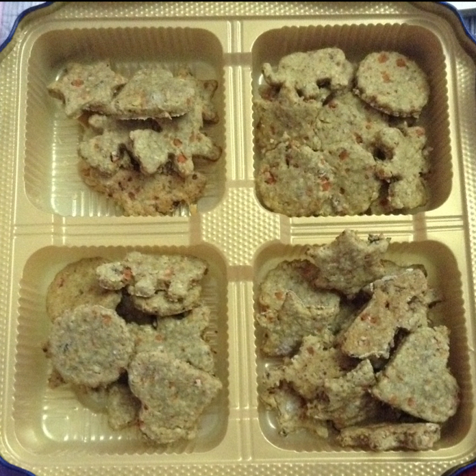 宠物饼干—胡萝卜牛肉燕麦零食饼干～