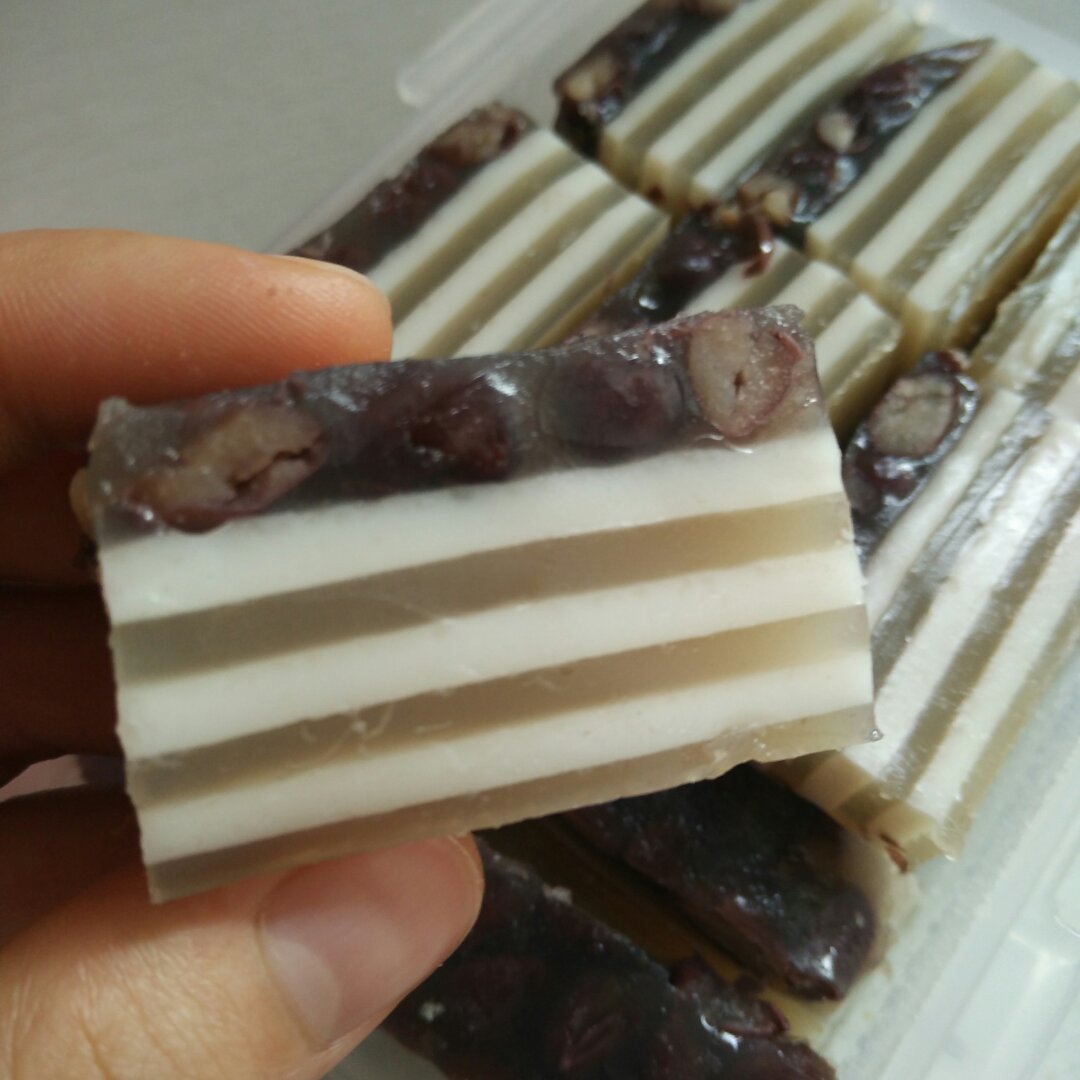 樱之逺做的红豆椰汁马蹄千层糕