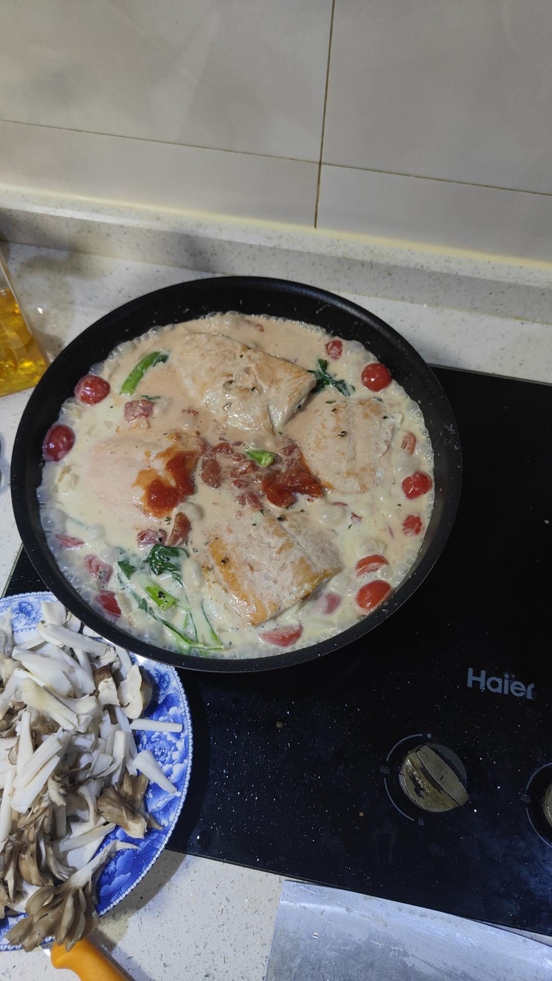 ［三文鱼创新吃法］托斯卡纳三文鱼 Tuscan Salmon