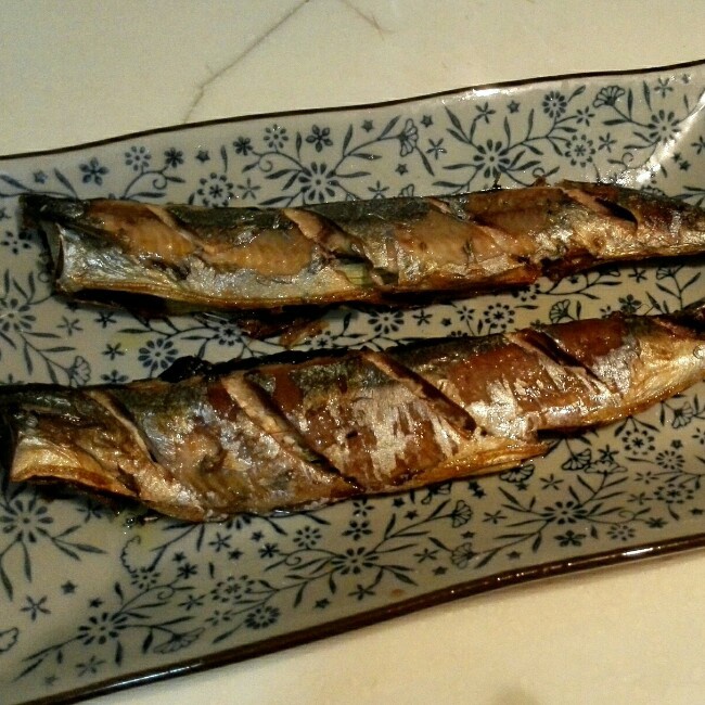 烤秋刀鱼（烤箱）