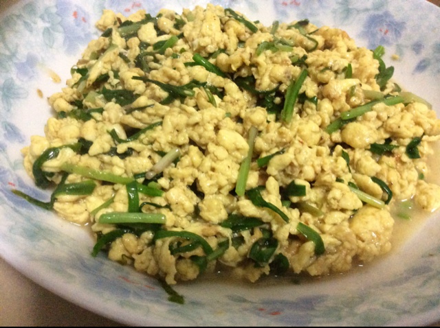 韭菜炒鸡蛋