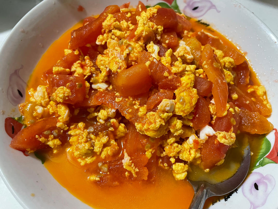 超嫩滑的番茄炒蛋