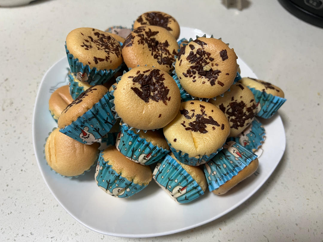 视频👶一口一个｜超可爱｜原味｜mini宝宝小蛋糕｜48连24连通用