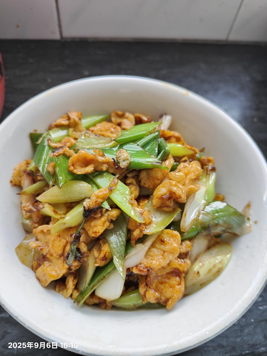 『素』葱爆鸡蛋