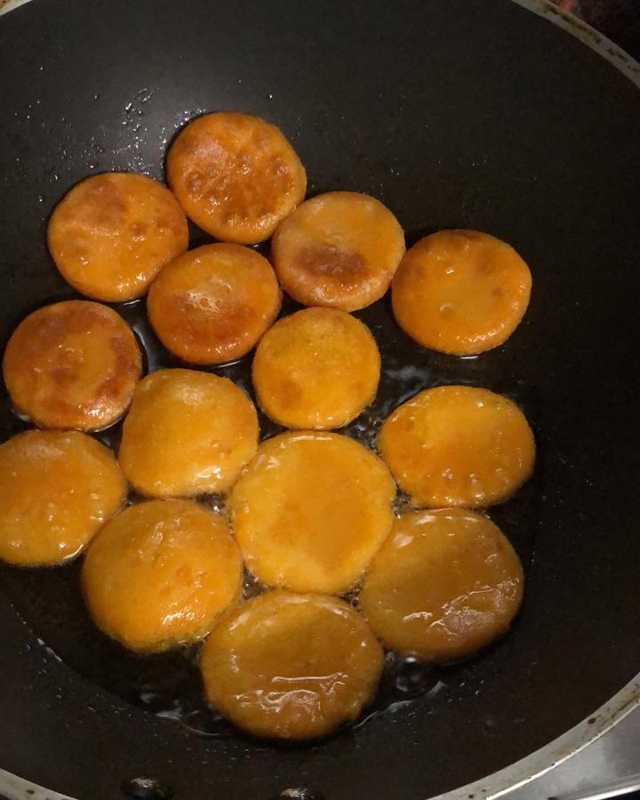 糯米红薯饼