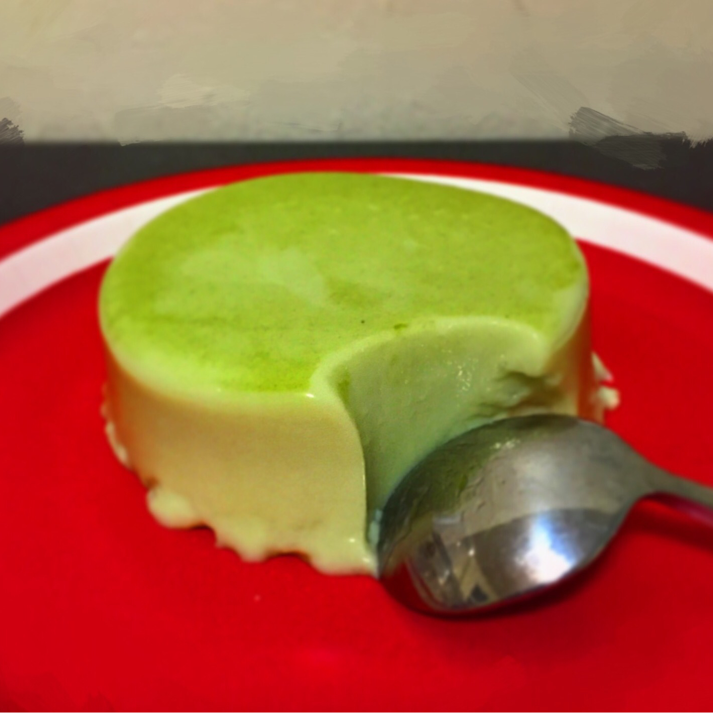 *抹茶布丁*