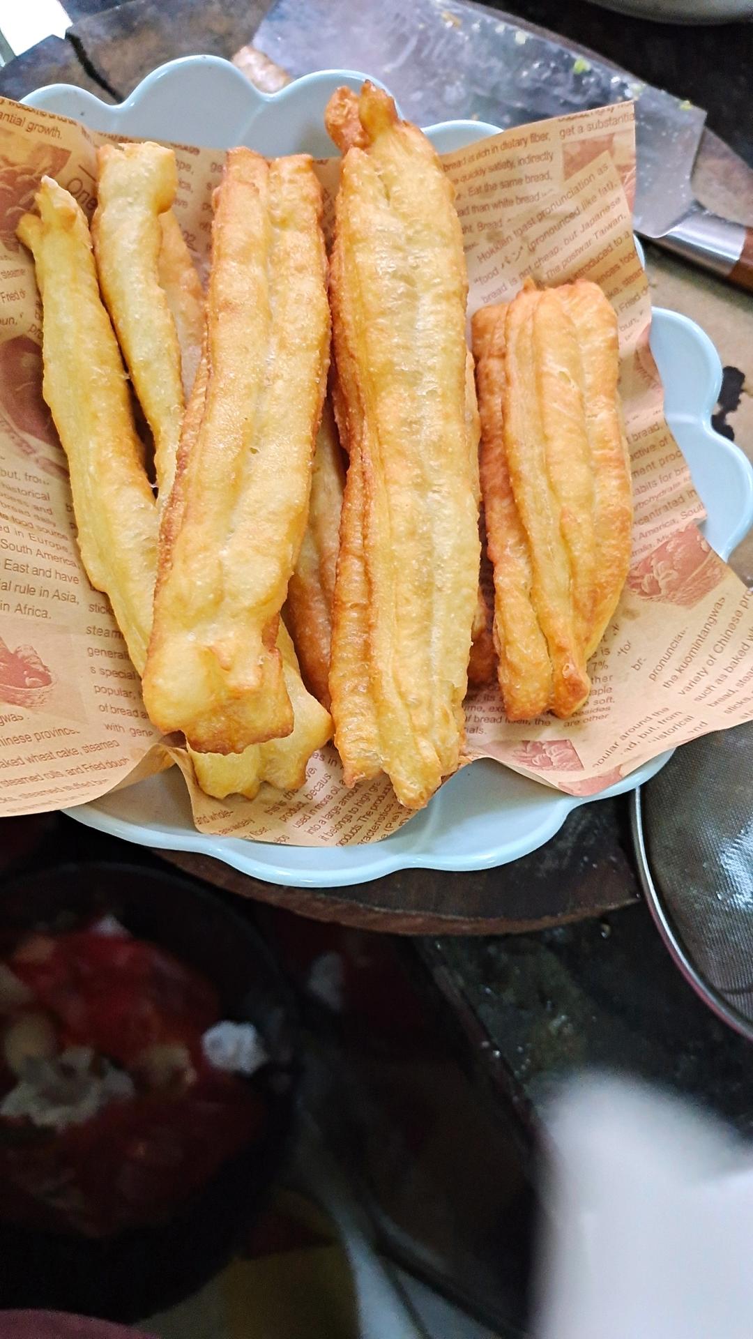 快手早餐～自制油条（酵母版，不含泡打粉、膨松剂）
