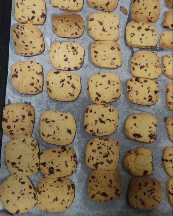 蔓越莓曲奇饼干 最最最简单的黄油饼干