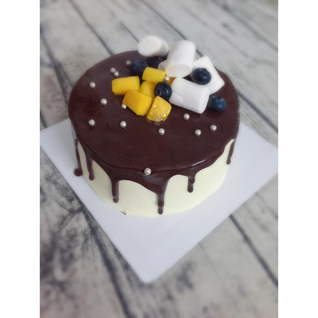 蛋糕淋面之一：甘那许淋面（详细解答淋面太稠的问题）