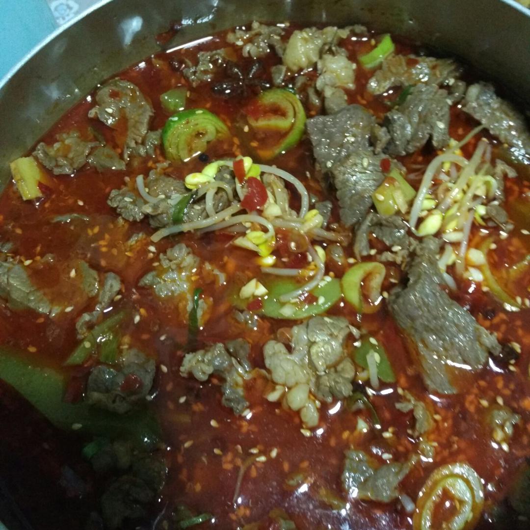 水煮牛肉