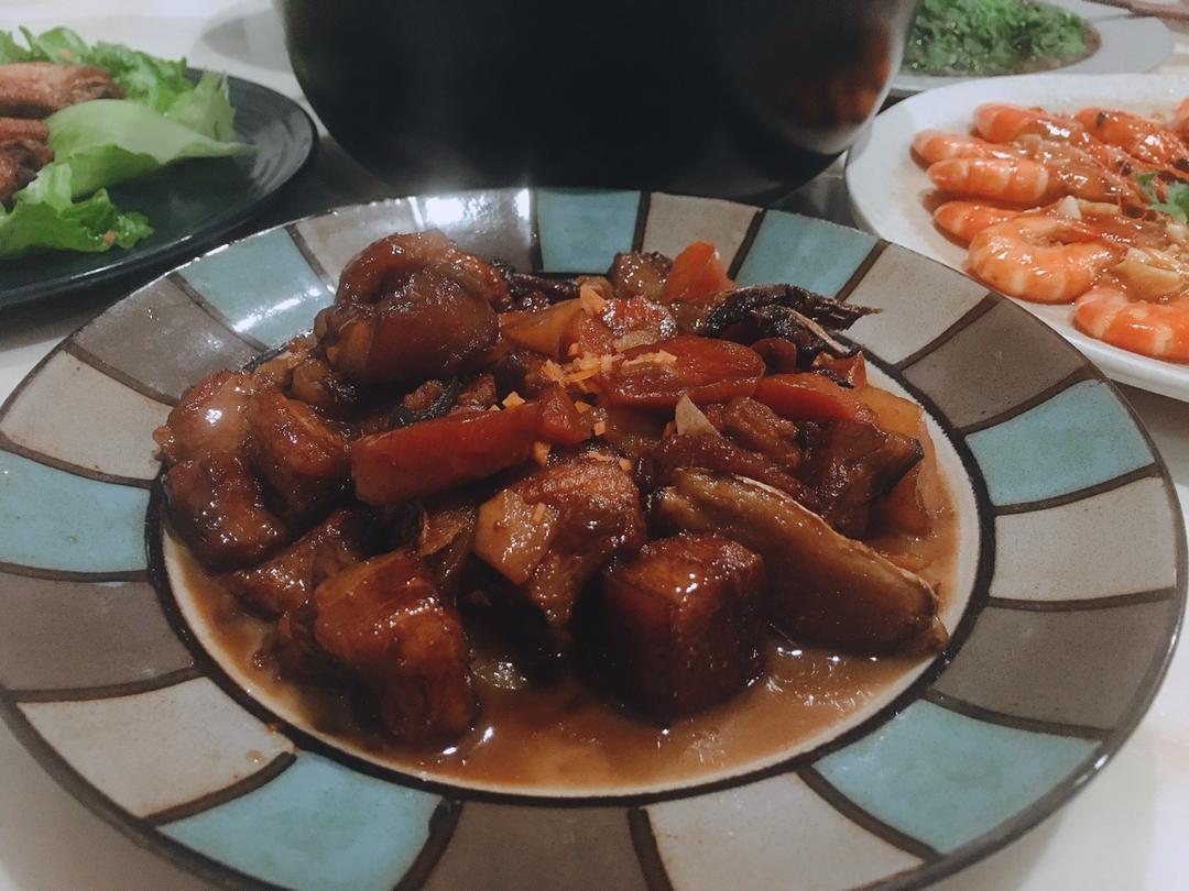 本帮鲍鱼红烧肉