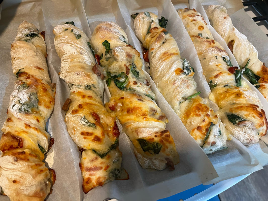 免揉面‼️恰巴塔扭扭棒！无糖低油健康又好吃😋