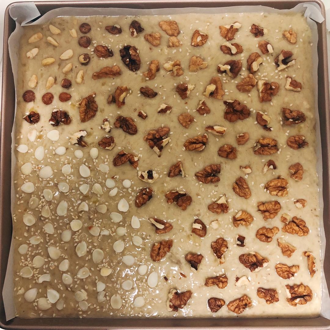 香蕉核桃蛋糕（低油少糖健康版）