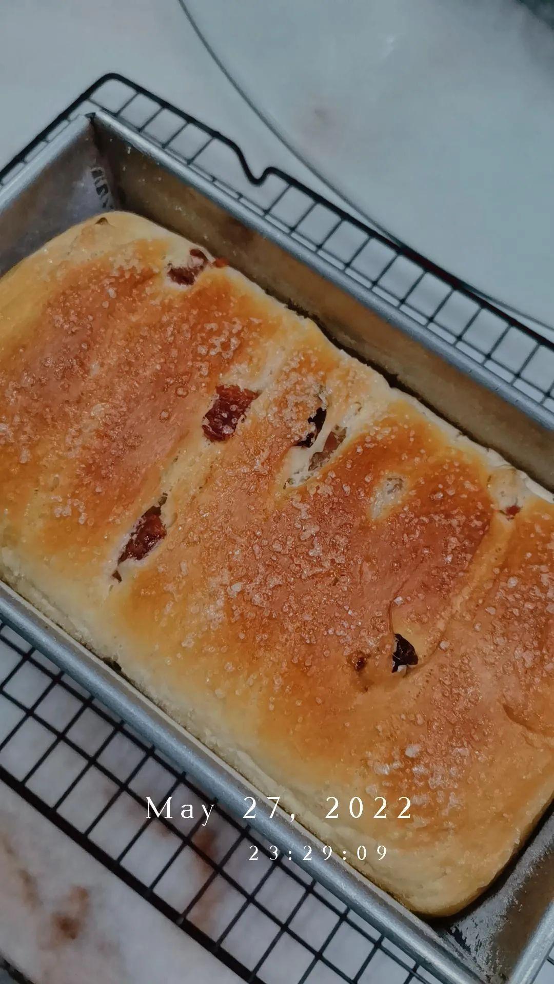 葡萄干面包，教你如何快速用双手揉出松软可口的吐司面包