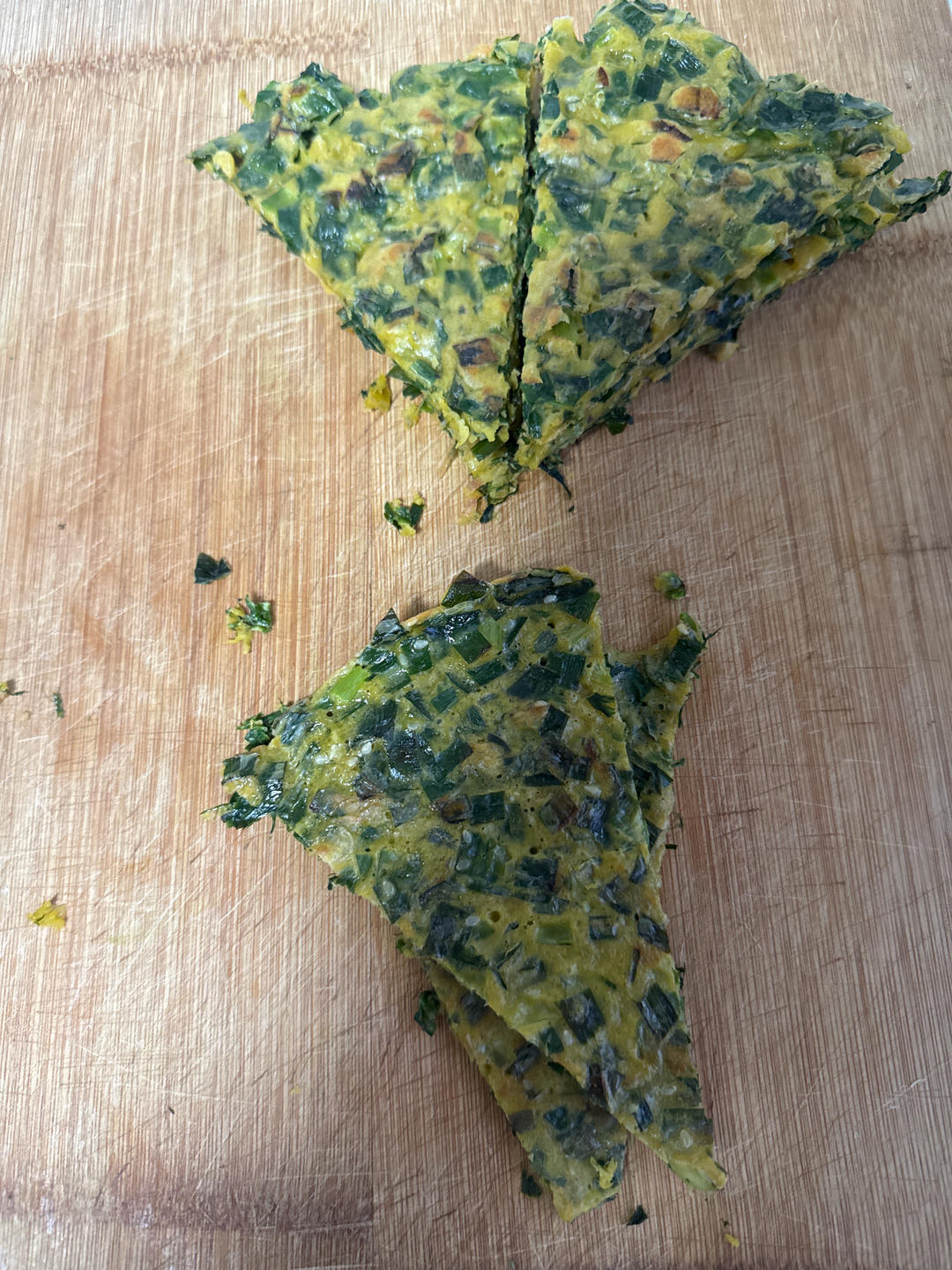 韭菜鸡蛋饼