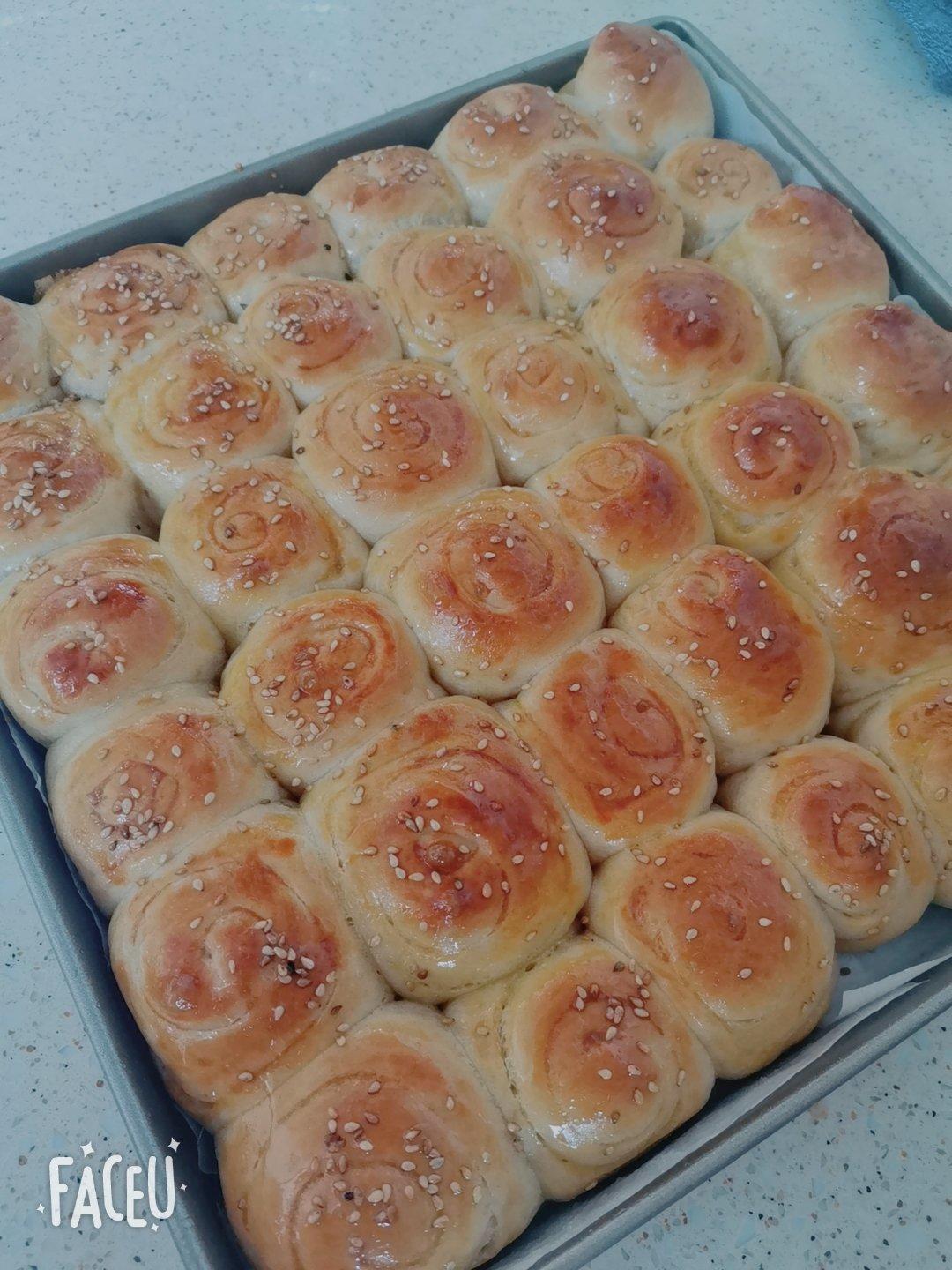 手揉小小牛角包🥐（牛奶面包配方）