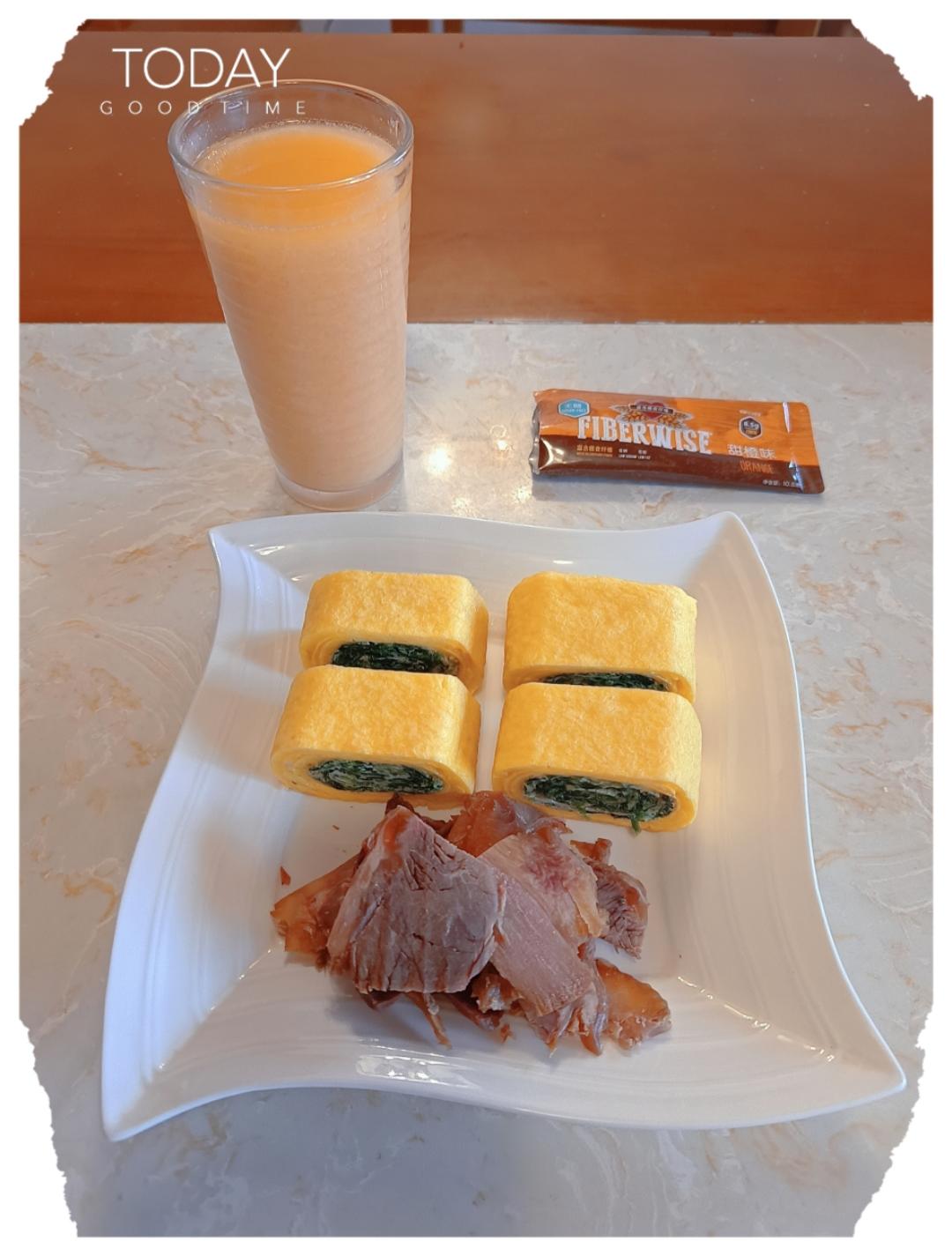 双色玉子烧（菠菜鸡蛋卷）