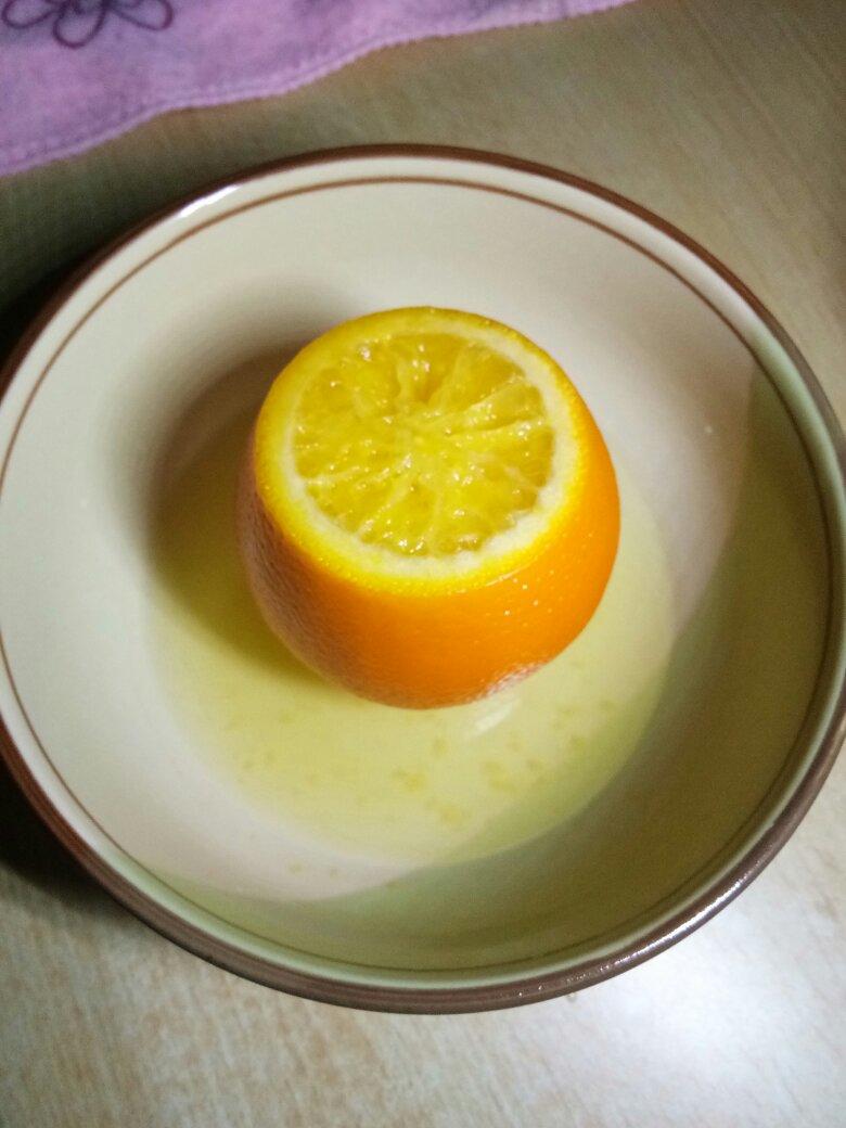 盐蒸橙子，治疗咳嗽，（详细步骤图）