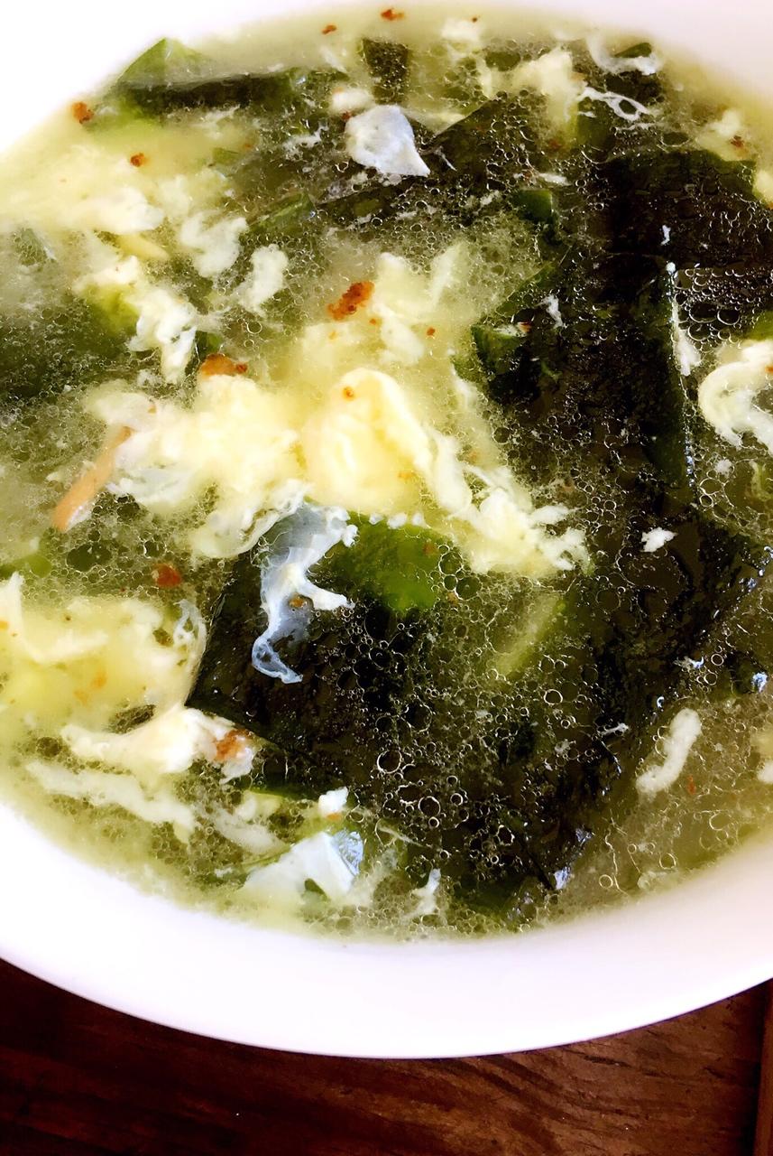 hyp93做的李连福海带鸡蛋汤