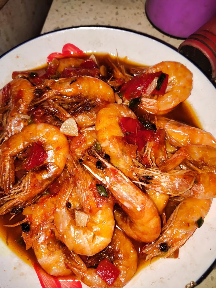 番茄大虾的做法