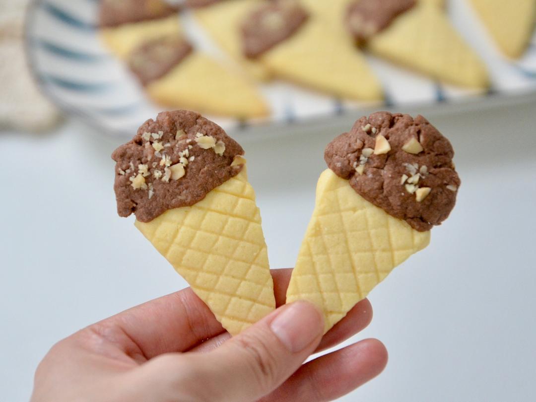 夏日专供甜筒冰淇淋饼干超可爱
