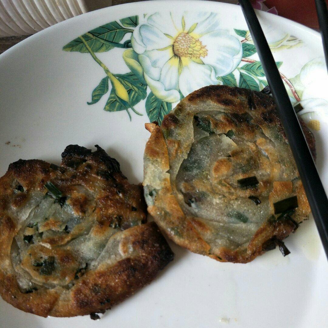 饺子皮葱油饼