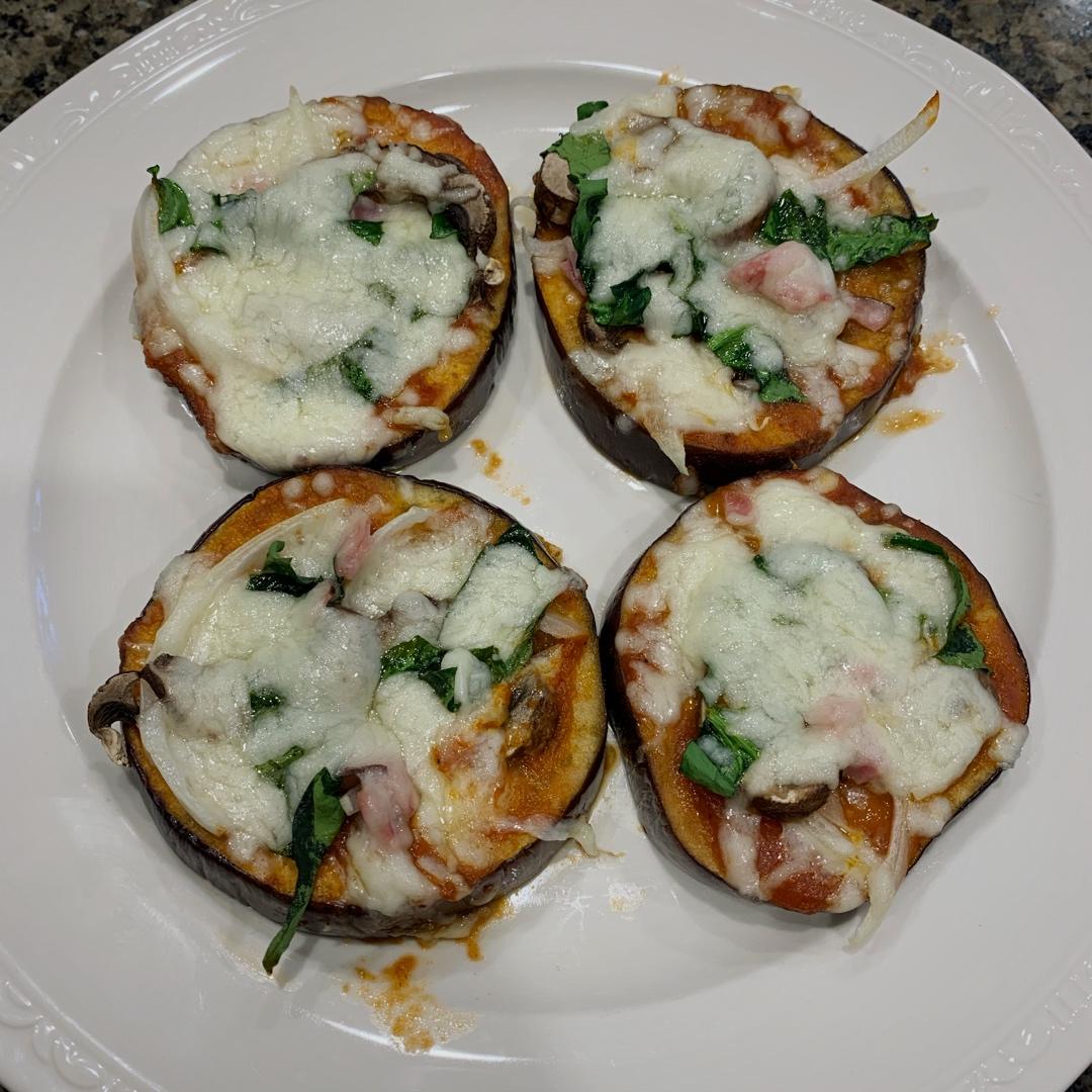 迷你茄子披萨（纯素无碳水）