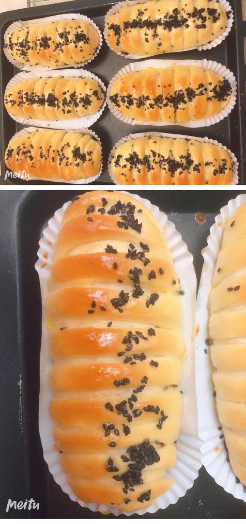 一次性发酵毛毛虫芝士香肠面包