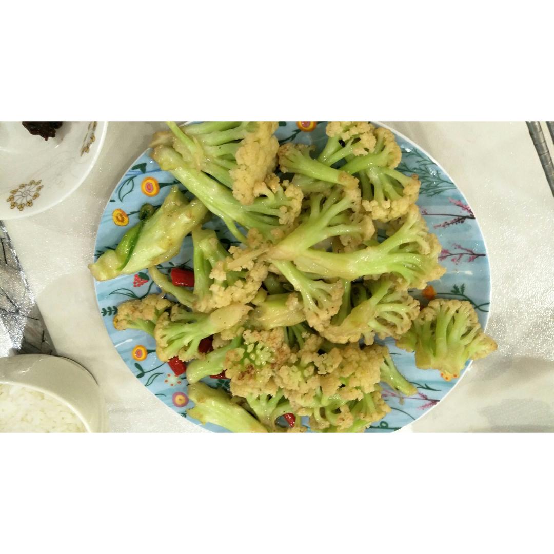 小炒有机菜花
