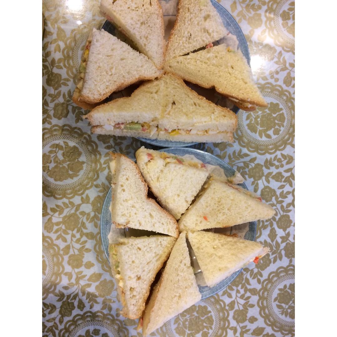 快手美味鸡蛋三明治