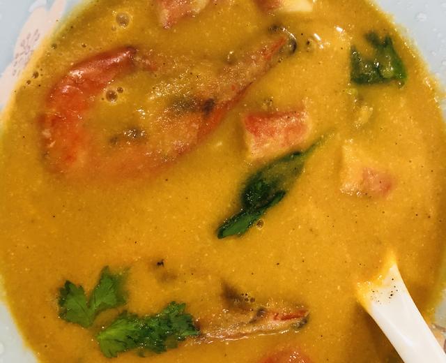 超简单西式海鲜浓汤的做法