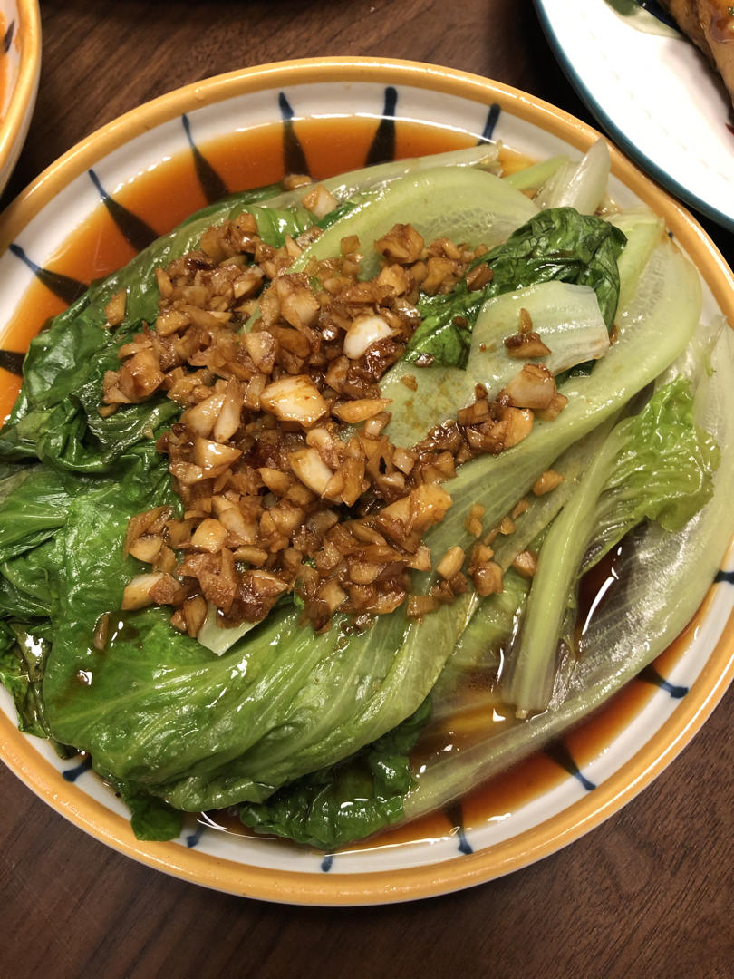 白灼生菜