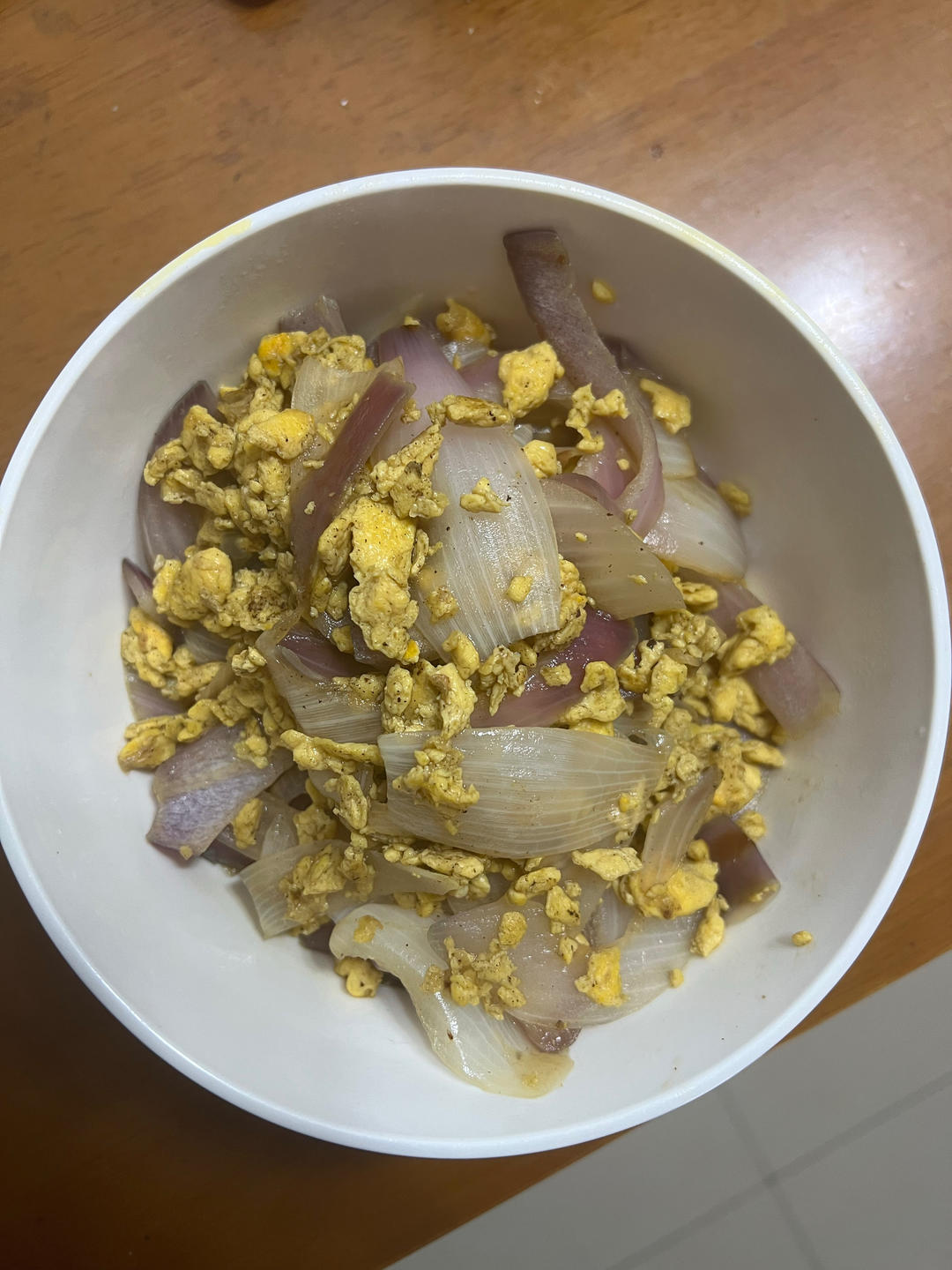 洋葱炒鸡蛋