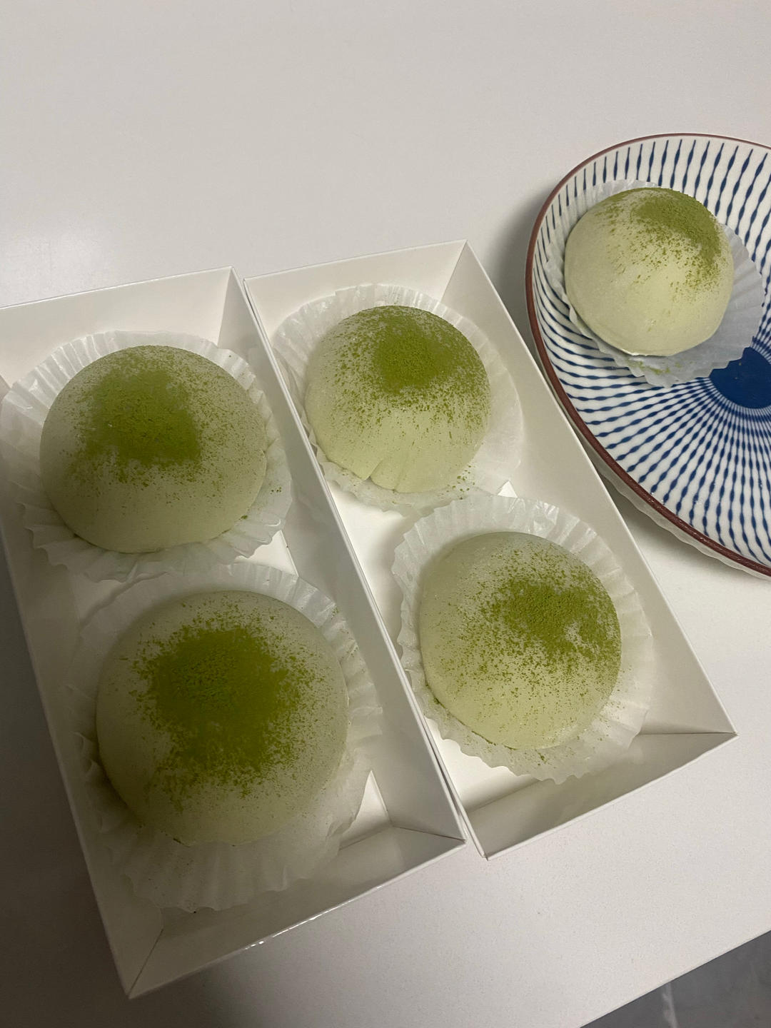 抹茶雪媚娘