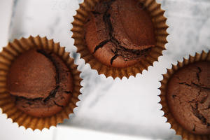巧克力味道的极致：chocolate cupcake巧克力马芬的做法 步骤6