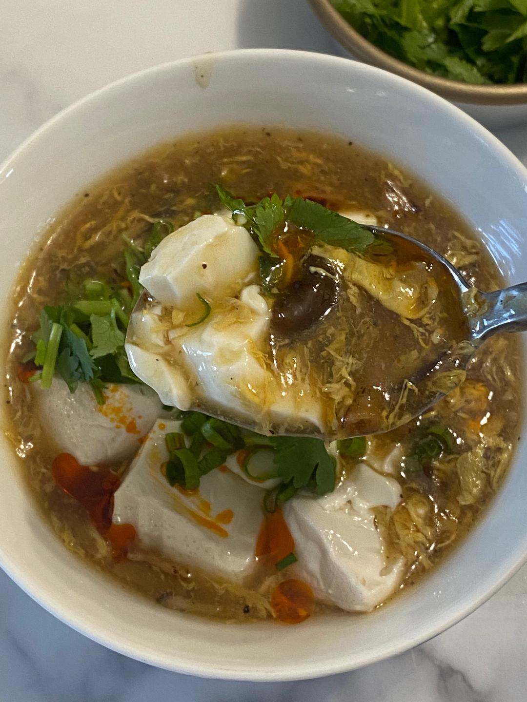 超简便早餐豆腐脑的做法