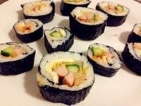 简单寿司/鸡蛋寿司/反转寿司/花样寿司/紫菜包饭的做法 步骤24
