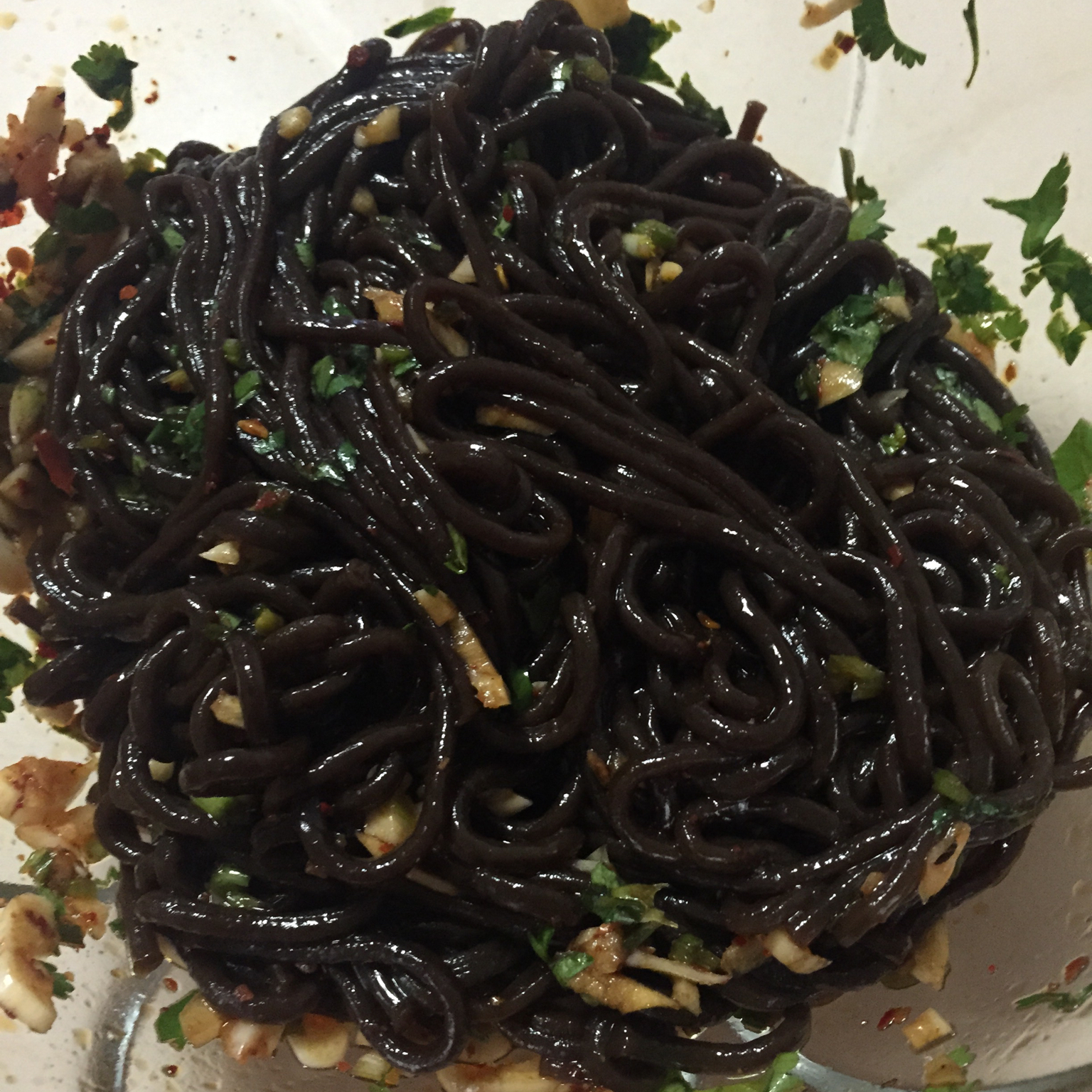 凉拌蕨根粉