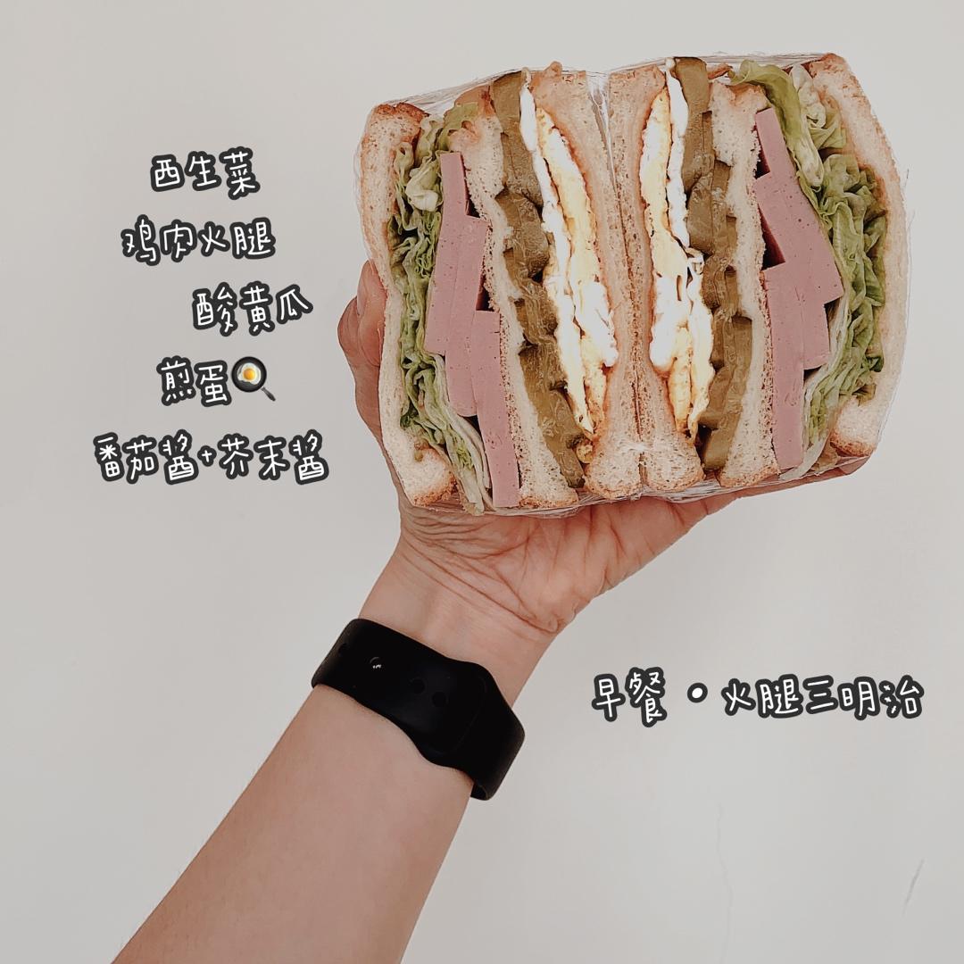 营养一网打尽，美好一天从三明治🥪开始