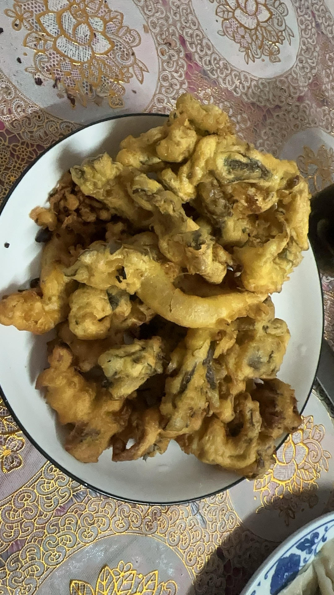 干炸蘑菇的做法，大人小孩都喜欢