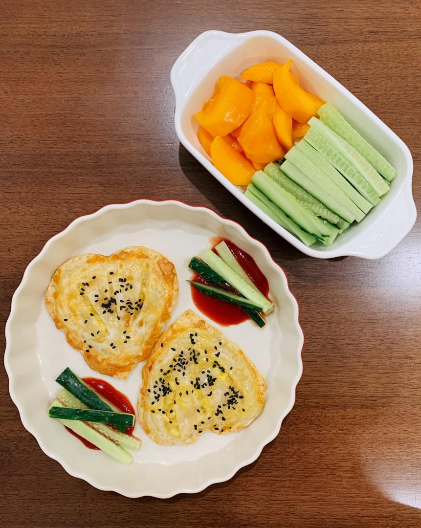 手抓饼版苹果派