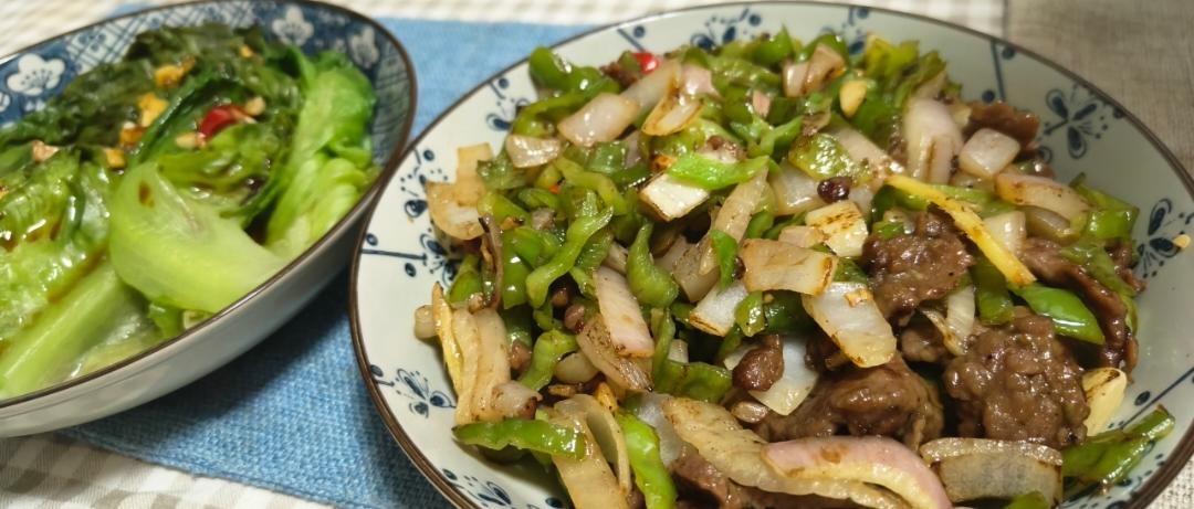 青椒炒牛肉片
