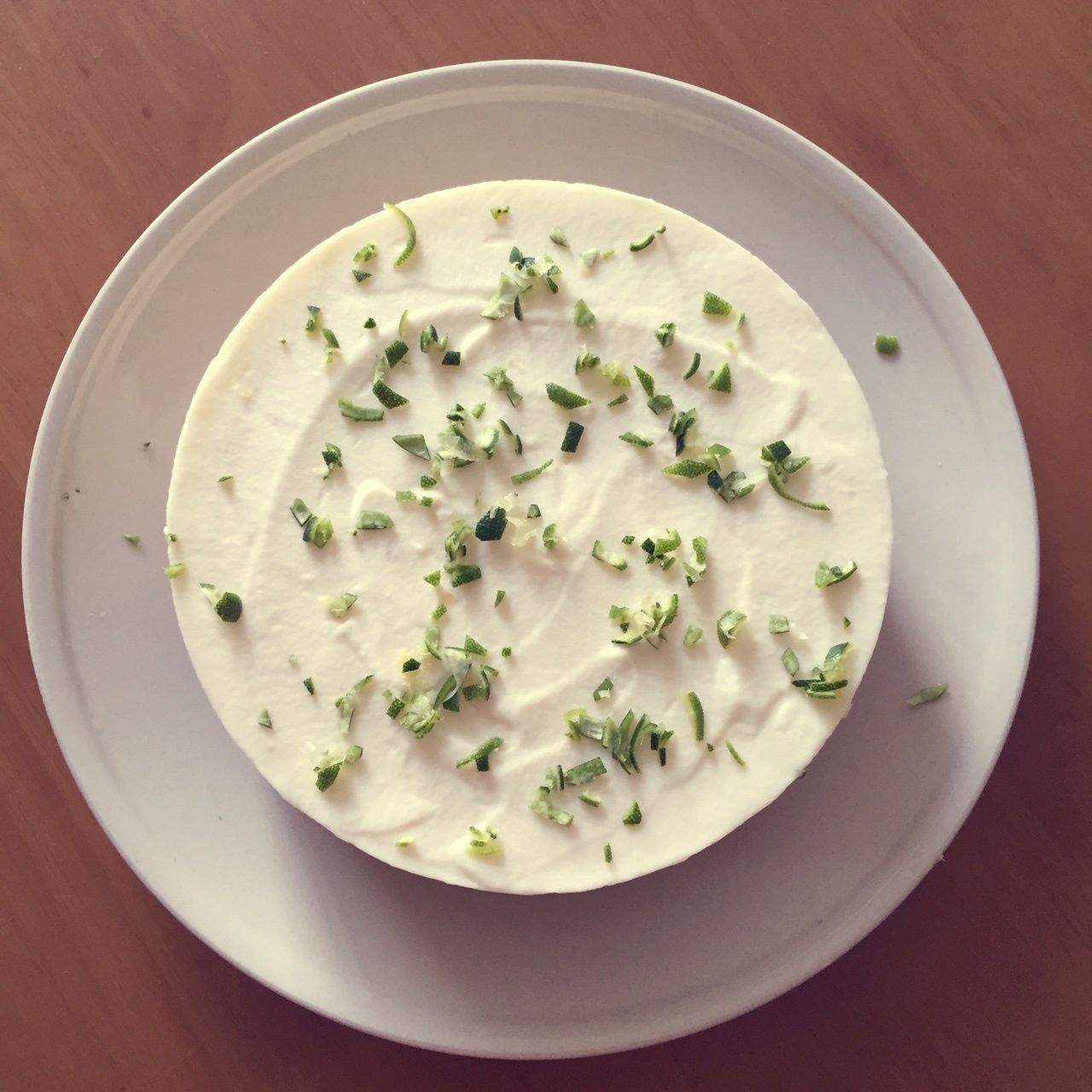 青柠冻芝士蛋糕