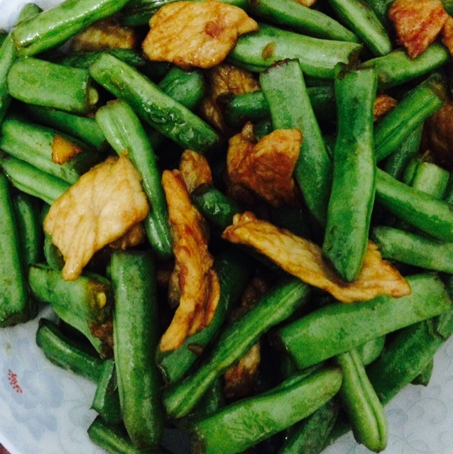 四季豆炒肉